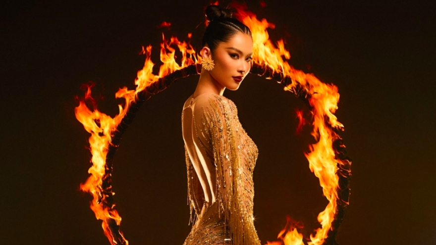 Lệ Nam hóa phượng hoàng lửa rực rỡ, lọt top 70 Miss Universe Vietnam 2022
