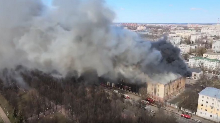 Cháy lớn ở cơ sở nghiên cứu quân sự Nga khiến nhiều người thương vong