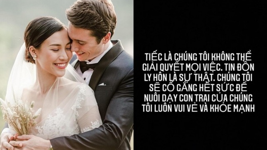 Á hậu Hoàng Oanh ly hôn chồng Tây