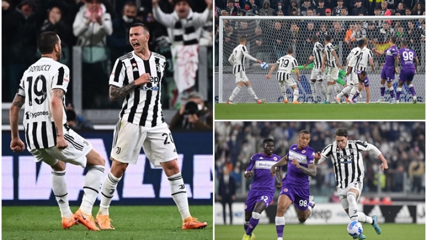 Juventus vào chung kết Cúp Quốc gia Italia gặp Inter Milan