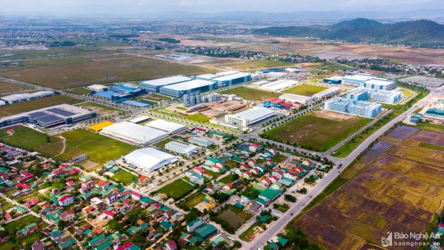 Hơn 2.077 triệu USD đầu từ vào 102 dự án FDI còn hiệu lực tại Nghệ An