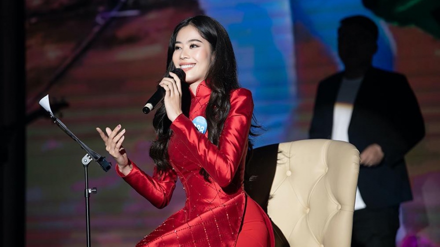 Nam Em lọt top 5 "Người đẹp tài năng" tại Miss World Vietnam 2022