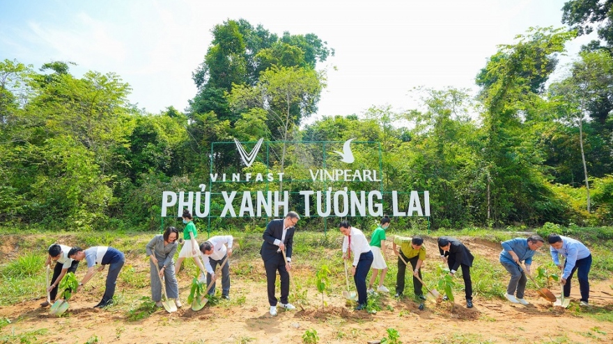 VinFast khởi động dự án trồng rừng “Phủ xanh Tương lai”