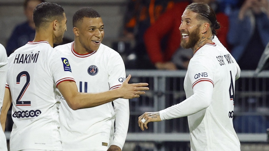 Thắng đậm Angers, PSG vẫn chưa thể vô địch Ligue 1 trong ngày vắng Messi