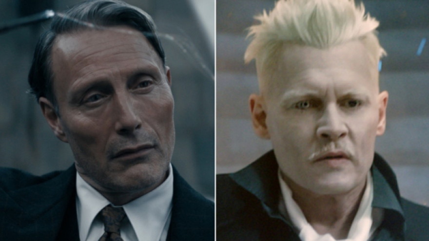 Giới phê bình khen ngợi Mads Mikkelsen vượt trội hơn Johnny Depp trong "Sinh vật huyền bí"