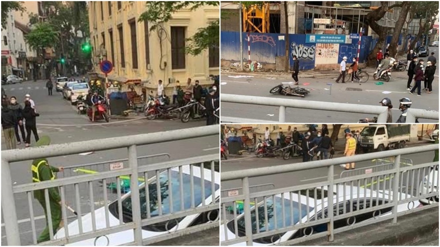 Điều tra vụ người phụ nữ tử vong ở ngã ba đường Hà Nội