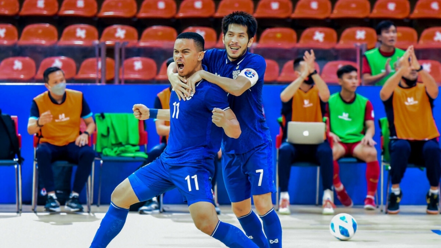 Lội ngược dòng thắng Indonesia, Thái Lan vô địch Futsal Đông Nam Á 2022