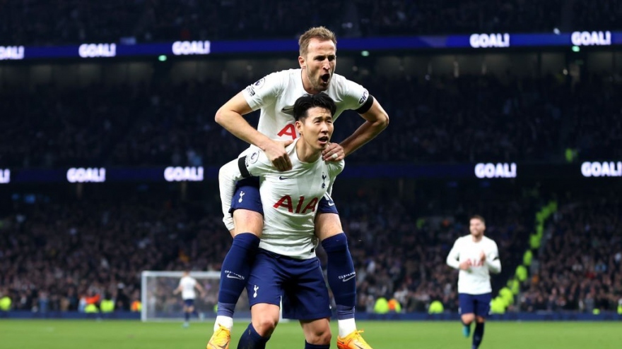 Bảng xếp hạng Ngoại hạng Anh mới nhất: Tottenham đe dọa tốp 4 của Arsenal