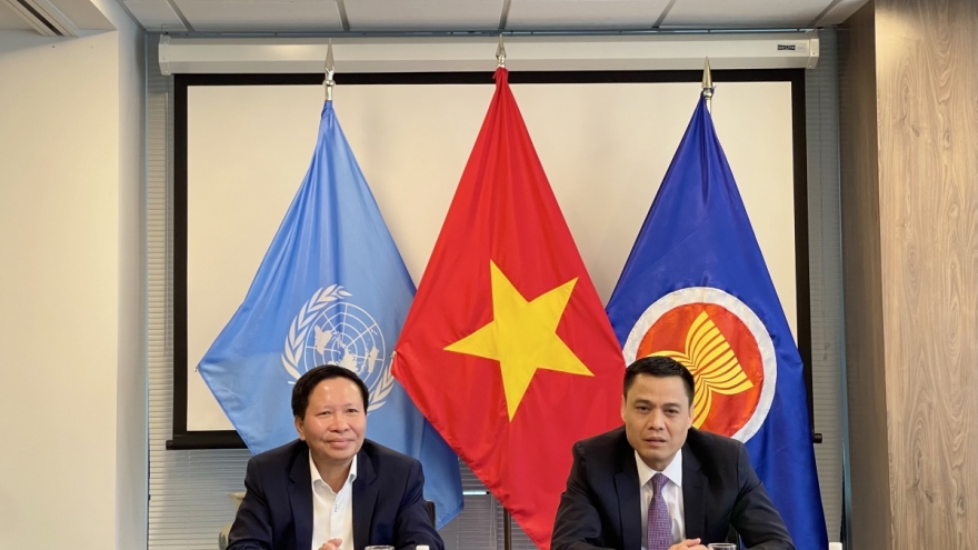 Đoàn công tác VOV thăm và làm việc với Phái đoàn thường trực Việt Nam tại Liên Hợp Quốc