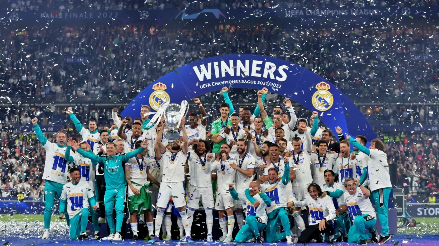 Top 10 CLB vô địch Cúp C1 châu Âu nhiều nhất: Real Madrid không có đối thủ