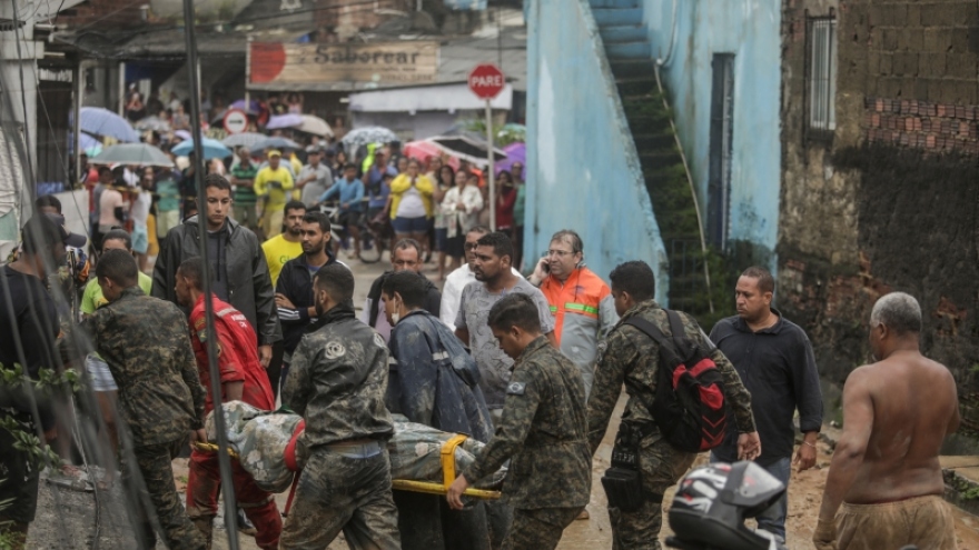 Lũ lụt và lở đất tại Brazil làm 57 người chết, hàng nghìn người phải sơ tán