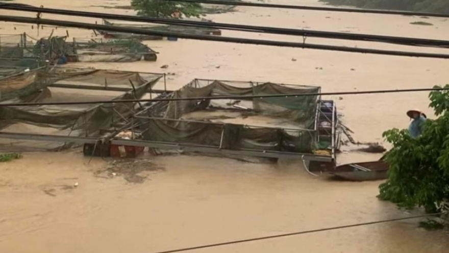 Mưa lớn gây thiệt hại nặng tại các tỉnh Đông Bắc