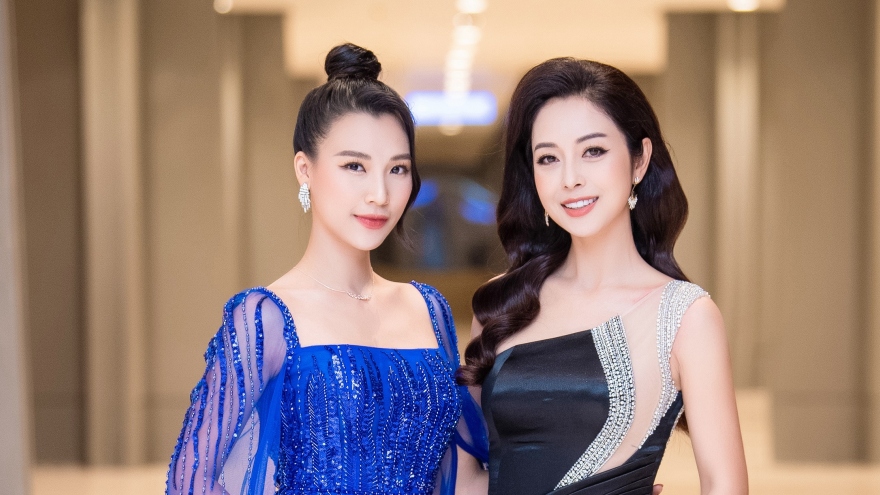 Hoa hậu Jennifer Phạm "đọ sắc" Á hậu Hoàng Oanh trong Gala đồng hành cùng SEA Games 31