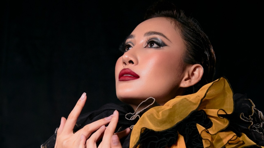 Đoàn Hồng Trang tỏa sáng trên sàn diễn trước thềm Hoa hậu Toàn cầu 2022