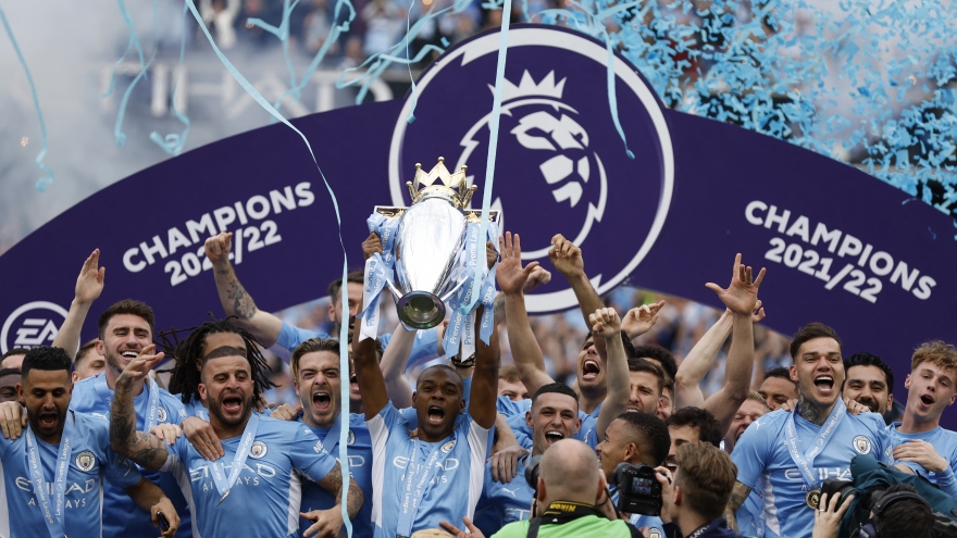 Kết thúc Ngoại hạng Anh: Man City vượt mặt Liverpool để vô địch, MU đá Europa League 