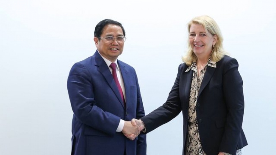 Thủ tướng Phạm Minh Chính gặp Giám đốc điều hành Quỹ Nhi đồng LHQ