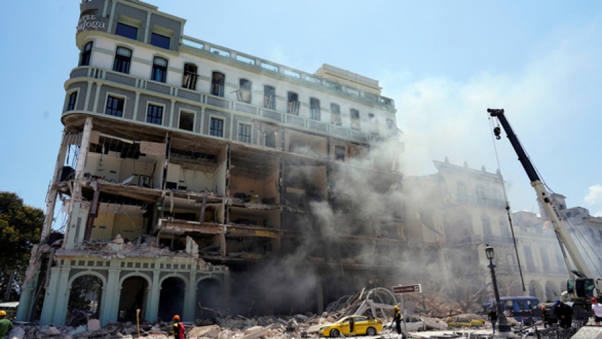 Vụ nổ khách sạn ở Cuba: Hơn 22 người thiệt mạng