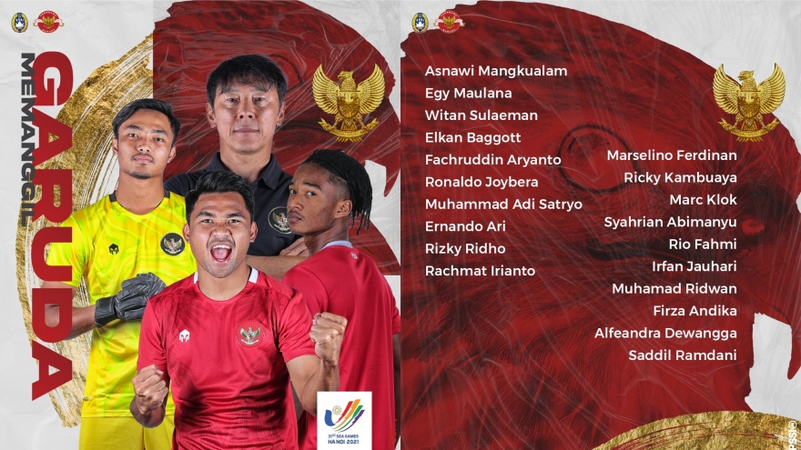 U23 Indonesia điền tên Ronaldo vào danh sách tham dự SEA Games 31