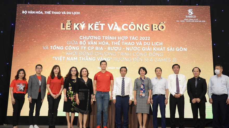 Ra mắt chương trình cộng đồng "Việt Nam thắng vàng" hướng tới SEA Games 31