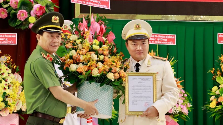 Đại tá Trương Minh Đương được bổ nhiệm giữ chức Giám đốc Công an tỉnh Lâm Đồng