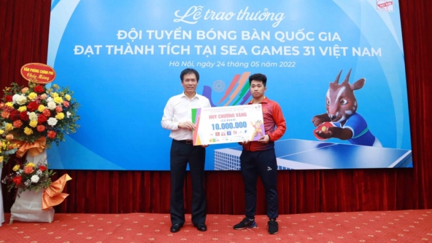 Vinh danh tấm HCV SEA Games sau 19 năm của bóng bàn Việt Nam