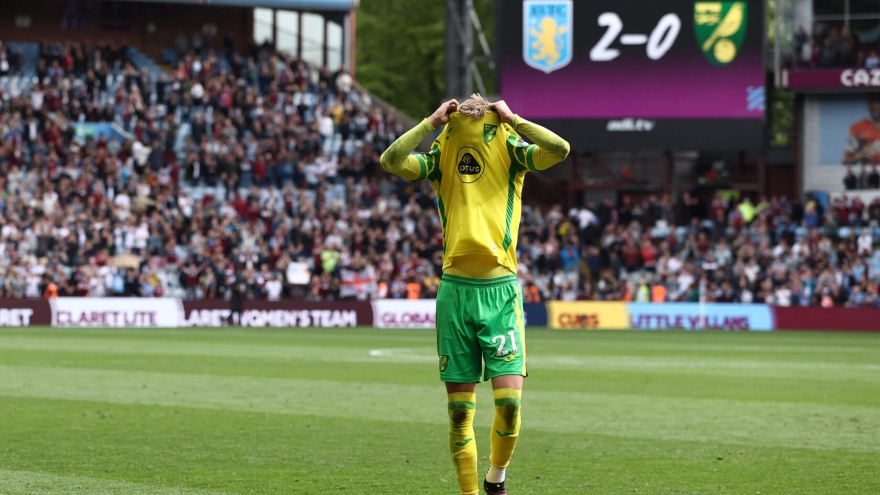 Norwich lập kỷ lục xuống hạng ở Premier League