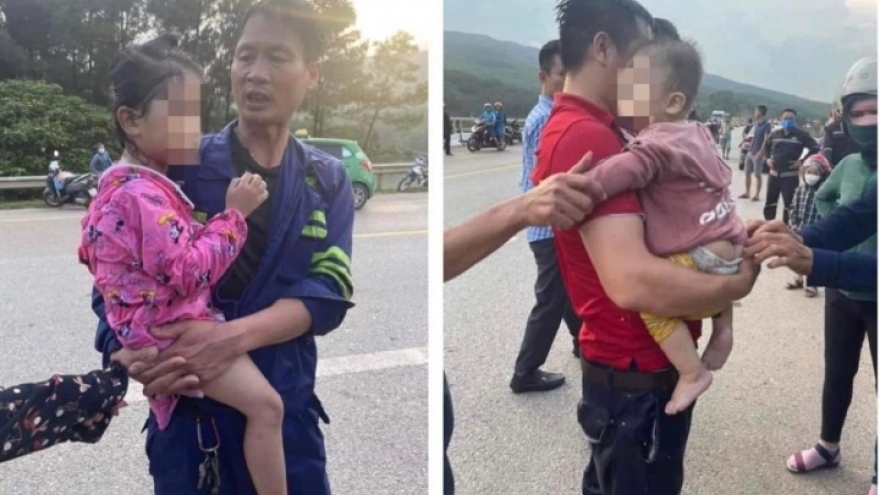 Thanh Hoá: Mẹ ôm 2 con nhảy cầu tự tử, may mắn được cứu sống