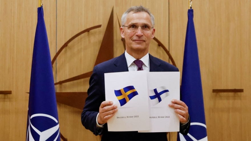 NATO tiếp nhận đơn xin gia nhập của Phần Lan, Thụy Điển