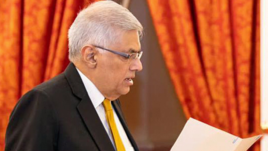 Tân Thủ tướng Sri Lanka cam kết giải quyết khủng hoảng kinh tế