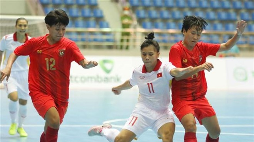 Đại thắng Malaysia, ĐT Futsal nữ Việt Nam tranh HCV SEA Games 31 với Thái Lan