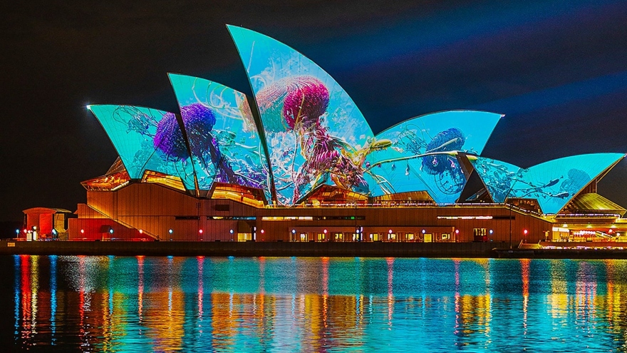 Lễ hội ánh sáng Vivid Sydney trở lại tại Australia