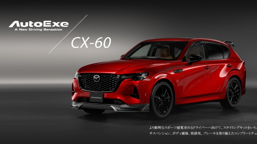 Mazda CX-60 sở hữu bộ body kit thể thao đến từ AutoExe