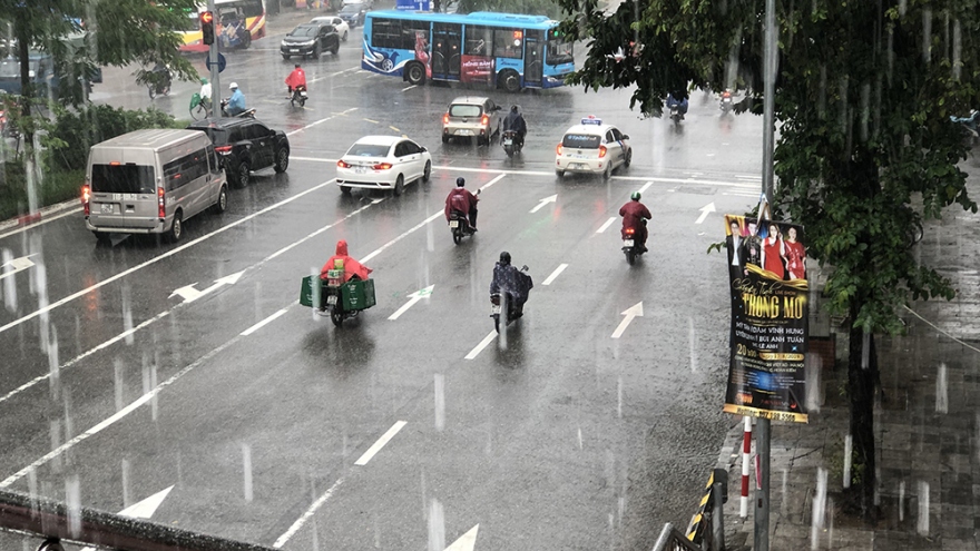 Thời tiết hôm nay (29/6): Hà Nội có mưa to và dông