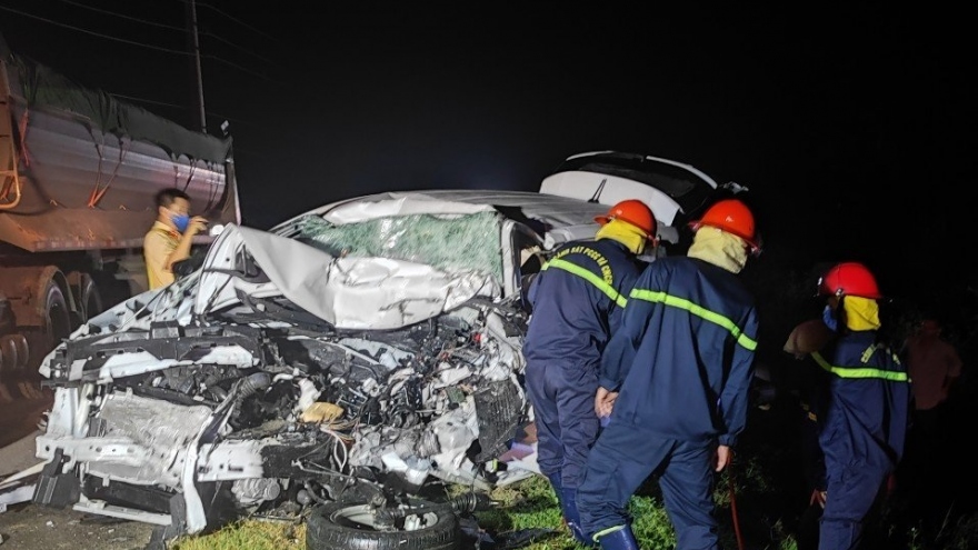 Hai người tử vong trong vụ tai nạn trên QL55 đoạn qua Bình Thuận