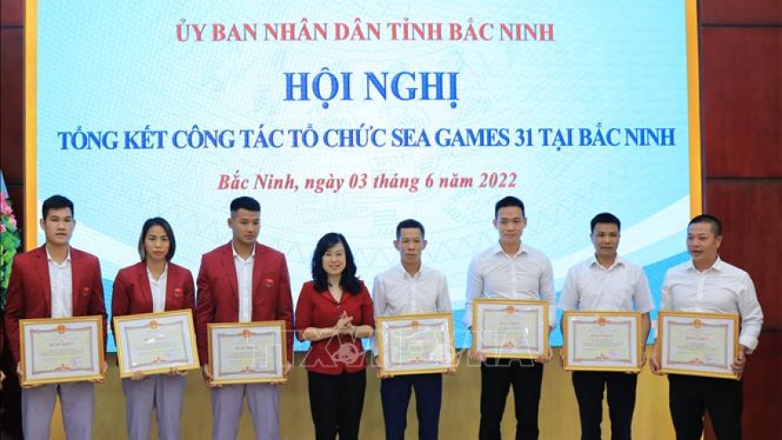 Bắc Ninh trao thưởng cho các VĐV có thành tích xuất sắc tại SEA Games 31