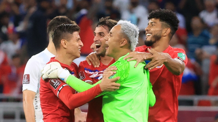 Thắng trận play-off, Costa Rica giành vé cuối cùng tới VCK World Cup 2022