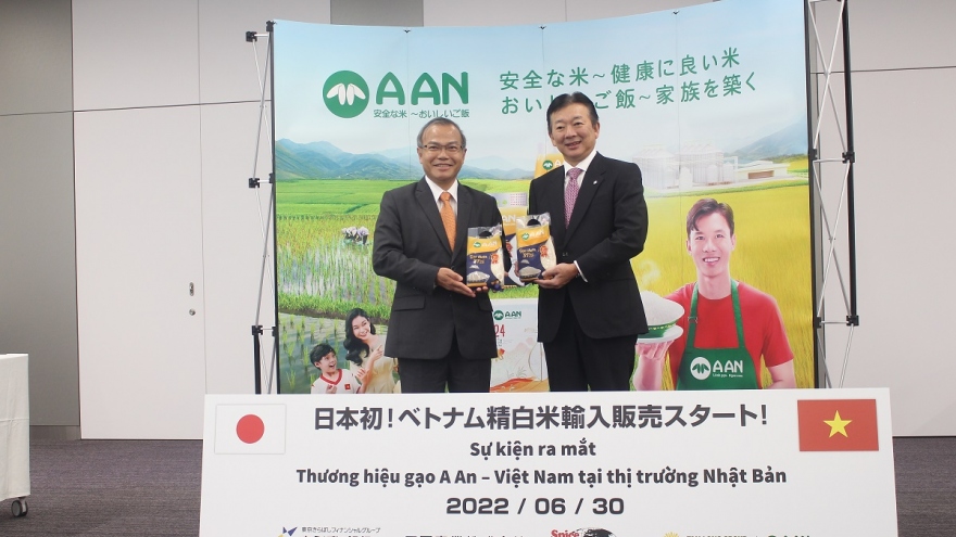 Gạo ST25 ngon nhất thế giới của Việt Nam có mặt tại Nhật Bản
