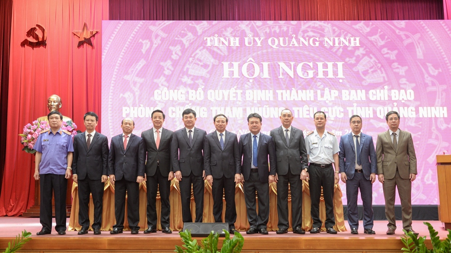 Thành lập Ban Chỉ đạo phòng, chống tham nhũng, tiêu cực tỉnh Quảng Ninh