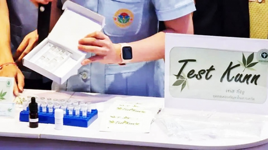 Thái Lan trình làng “test kit” kiểm tra THC trong các sản phẩm có chứa cần sa