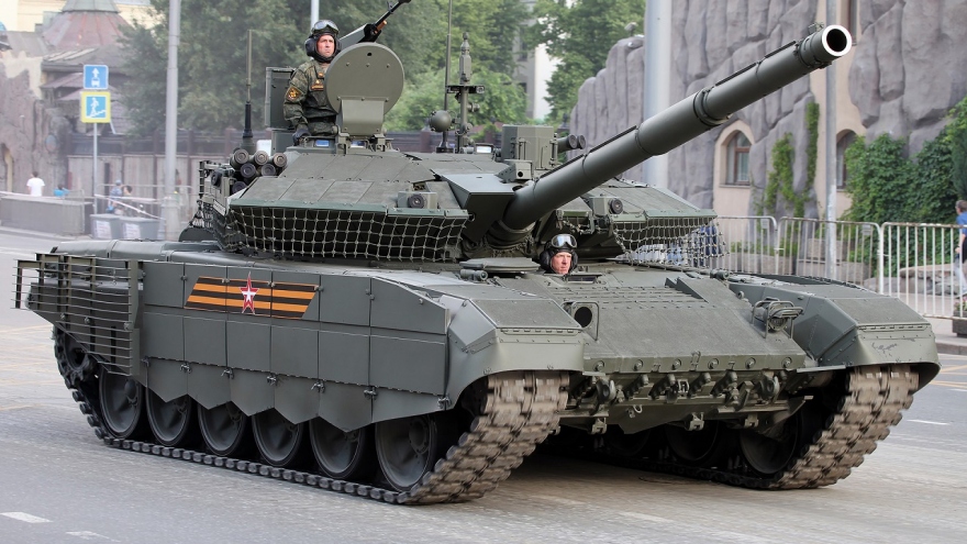 Khả năng sống sót của xe tăng T-90M trước tên lửa Javelin ở Ukraine