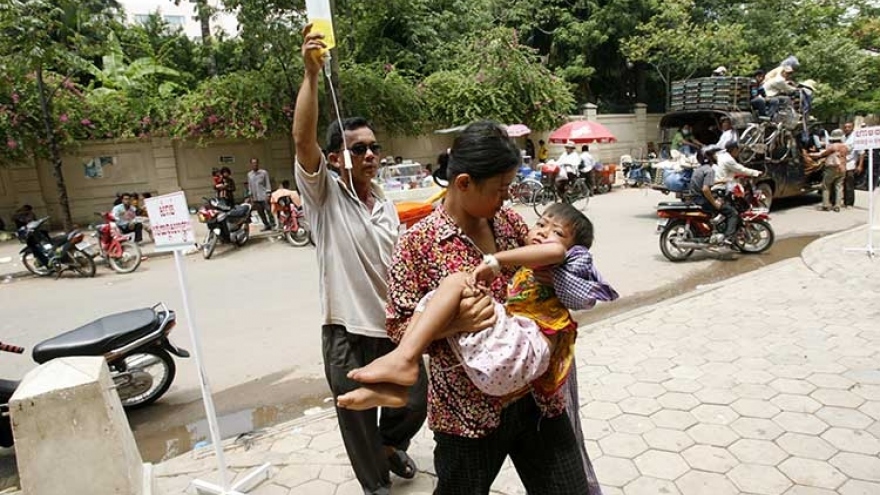 Số ca sốt xuất huyết tại Campuchia tăng vọt từ đầu năm 2022
