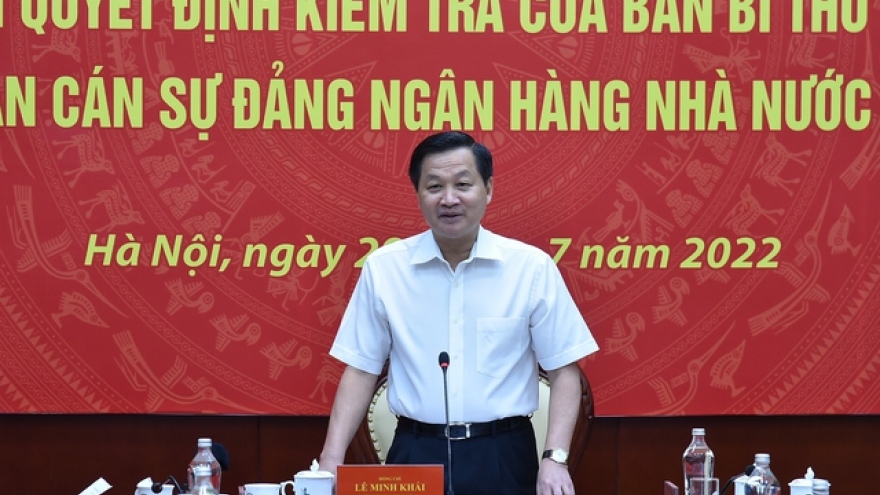 Ban Bí thư Trung ương Đảng kiểm tra Ban Cán sự Đảng Ngân hàng Nhà nước Việt Nam