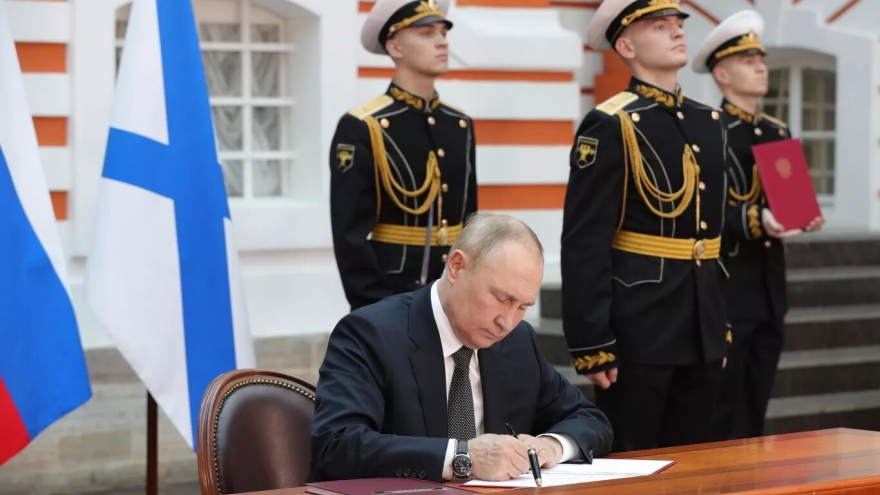 Tổng thống Nga Putin ký sắc lệnh Học thuyết Hải quân mới, nêu mối đe dọa từ Mỹ