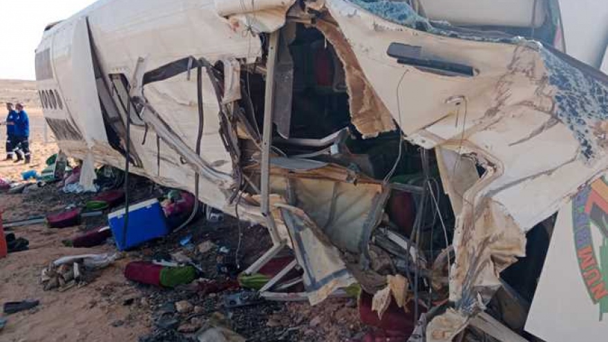Ai Cập xảy ra vụ tai nạn giao thông nghiêm trọng khiến 9 người thiệt mạng