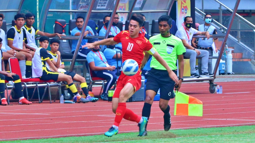 U19 Việt Nam thua đậm U19 Malaysia ở bán kết U19 Đông Nam Á 2022