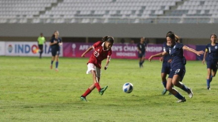 
        U18 nữ Indonesia dùng cầu thủ gốc Đức đấu U18 nữ Việt Nam
                              