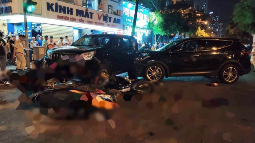 Tạm giữ hình sự tài xế xe gây tai nạn liên hoàn, khiến 1 người tử vong ở Hà Đông