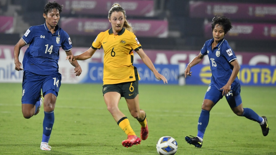 Thái Lan khiến Australia đối mặt nguy cơ bị loại từ vòng bảng AFF Cup nữ 2022