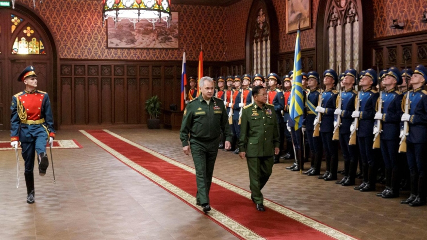Lãnh đạo chính quyền quân sự Myanmar thăm Nga