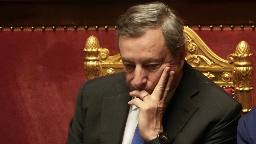 Chính phủ của Thủ tướng Italy Mario Draghi sắp sụp đổ